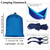 1pc Outdoor Camping Hammock; Portable Nylon Parachute Hammock 106*55in