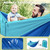 1pc Outdoor Camping Hammock; Portable Nylon Parachute Hammock 106*55in 1pc Outdoor Camping Hammock; Portable Nylon Parachute Hammock 106*55in