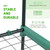 69x49x160cm Black Iron Pipe Pointed Mini Flower Stand With 4 Layers Of Grid; With Zipper Rolling Door; PE Cloth Green House 69x49x160cm Black Iron Pipe Pointed Mini Flower Stand With 4 Layers Of Grid; With Zipper Rolling Door; PE Cloth Green House