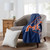 Mets OFFICIAL MLB "Campaign" Fleece Throw Blanket; 50" x 60"