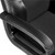 Adjustable Swivel Artificial Leather Gaming Chair, Black
