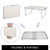 US Stock Home Use Aluminum Alloy Portable Folding Table White Outdoor Picnic Camping Dining Party Indoor RT US Stock Home Use Aluminum Alloy Portable Folding Table White Outdoor Picnic Camping Dining Party Indoor RT
