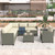 5-Piece Wicker Patio Outdoor Garden Lounge Sofa Set