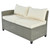 5-Piece Wicker Patio Outdoor Garden Lounge Sofa Set