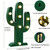 1pc, Cute LED Cactus Night Table Lamp for Home, Bedroom, Garden, Party, Cinco De Mayo Decor 1pc, Cute LED Cactus Night Table Lamp for Home, Bedroom, Garden, Party, Cinco De Mayo Decor