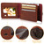 Men's Wallet PU Leather Bifold Purse Slim RFID Blocking Card Holder Cases w/ 2 ID Window Coin Pocket