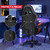 YSSOA Racing Video Backrest and Seat Height Recliner Gaming Office High Back Computer Ergonomic Adjustable Swivel Chair, Without footrest, Black/Red YSSOA Racing Video Backrest and Seat Height Recliner Gaming Office High Back Computer Ergonomic Adjustable Swivel Chair, Without footrest, Black/Red