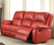 Zuriel Reclining Motion Sofa, Luxurious Faux Leather,  in Red PU Zuriel Reclining Motion Sofa, Luxurious Faux Leather,  in Red PU