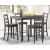 Signature Design by Ashley Casual Bridson Counter Height Dining Table and Bar Stools (Set of 5) Gray Signature Design by Ashley Casual Bridson Counter Height Dining Table and Bar Stools (Set of 5) Gray