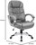 Homall Office Computer Desk Chair, High Back Ergonomic, PU Leather, Adjustable Height, Swivel Task Chair with Padded Armrests and Lumbar Support, Gray Homall Office Computer Desk Chair, High Back Ergonomic, PU Leather, Adjustable Height, Swivel Task Chair with Padded Armrests and Lumbar Support, Gray