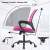 BestOffice Executive Ergonomic Chair with Lumbar Support & Swivel, for Office, Gaming, Computer, 250 Ib. Capacity, For Women, Pink BestOffice Executive Ergonomic Chair with Lumbar Support & Swivel, for Office, Gaming, Computer, 250 Ib. Capacity, For Women, Pink