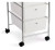 5 Drawer Storage Rolling Cart Organizer for Craft Office by Simply Tidy, Clear 5 Drawer Storage Rolling Cart Organizer for Craft Office by Simply Tidy, Clear