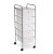 5 Drawer Storage Rolling Cart Organizer for Craft Office by Simply Tidy, Clear 5 Drawer Storage Rolling Cart Organizer for Craft Office by Simply Tidy, Clear