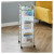 5 Drawer Storage Rolling Cart Organizer for Craft Office by Simply Tidy, Clear 5 Drawer Storage Rolling Cart Organizer for Craft Office by Simply Tidy, Clear