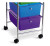 Set of 2, 5 Drawer Storage Rolling Cart Organizer for Craft Office by Simply Tidy, Rainbow Set of 2, 5 Drawer Storage Rolling Cart Organizer for Craft Office by Simply Tidy, Rainbow