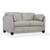Matias Loveseat, Dusty White Leather YJ