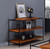 ACME Oaken Sofa Table, Honey Oak & Black 85678