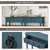 Console Table Sofa Table with Storage Console Tables for Entryway with Drawers and Shelf Rectangular Living Room Table Solid Wood Long (Antique Navy) AL Console Table Sofa Table with Storage Console Tables for Entryway with Drawers and Shelf Rectangular Living Room Table Solid Wood Long (Antique Navy) AL