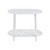White Side End Table 24 inches 2-Tiers Oval Nightstand, Modern Marble Small Table Coffee Tea Sofa Table for Living Room Indoor Balcony White Side End Table 24 inches 2-Tiers Oval Nightstand, Modern Marble Small Table Coffee Tea Sofa Table for Living Room Indoor Balcony