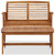 2 Piece Garden Lounge Set Solid Acacia Wood