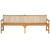Patio Bench 89.8" Solid Teak Wood