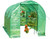 Large Gardening Walk in Green House, with Waterproof PE Cover and Zipper Door, Plant Green House