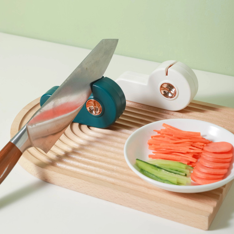 3-in-1 Multifunctional Rotary Whistle Knife Sharpener Tool, For Kitchen Knives, Fruit Knives Scissors