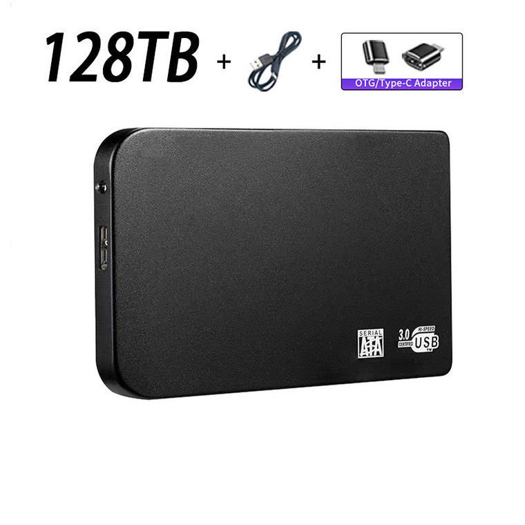 High-speed 128TB Portable External Solid State Hard Drive USB 3.0 Interface HDD Mobile Hard Drive For Laptop/mac
