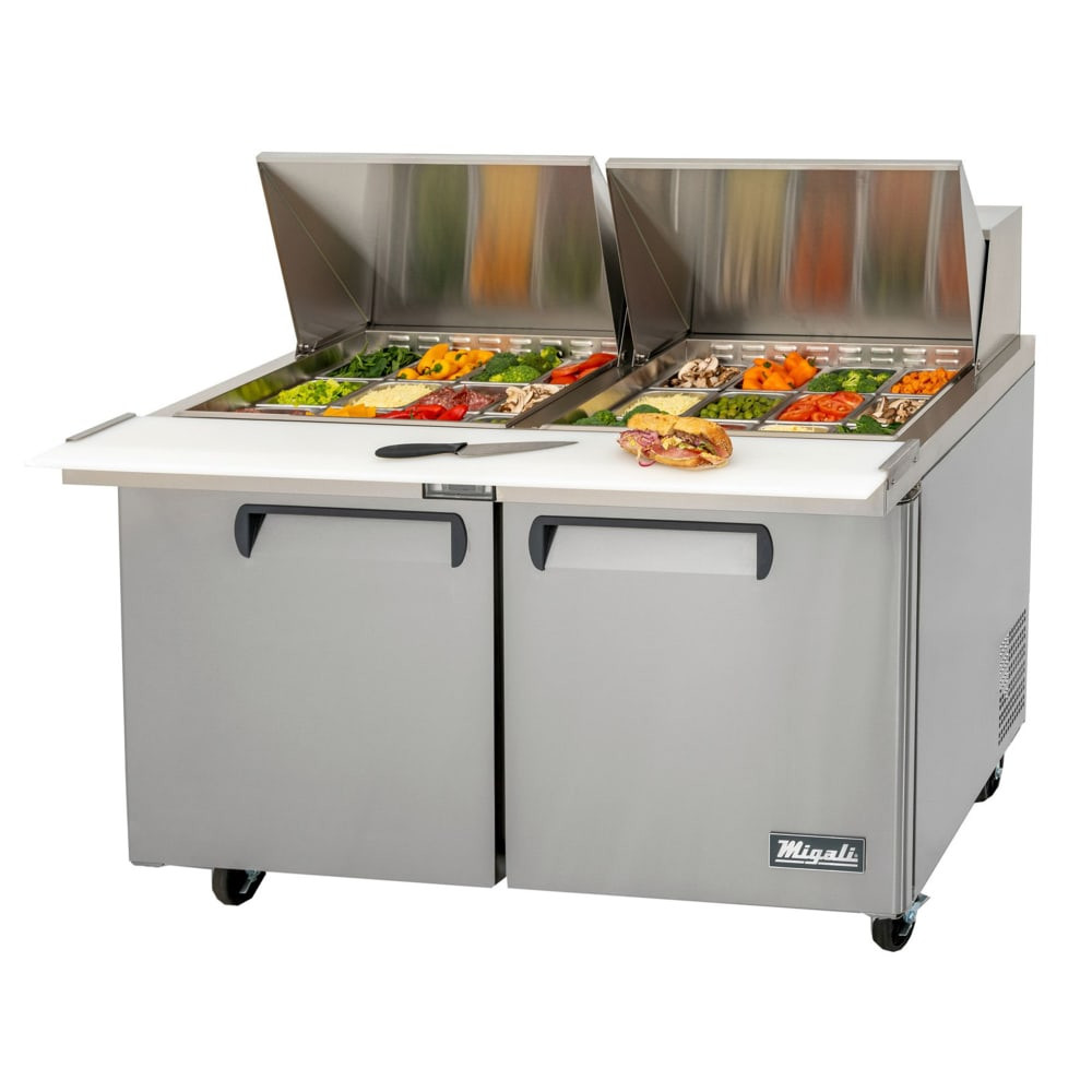 Migali Industries C-SP60-24BT-HC 60 Inch Refrigerated Counter 18.2 cu ...