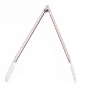 16" x 1-1/4" x 1-3/8", Coiled Spring Utility Tong, Stainless Steel - 1/case