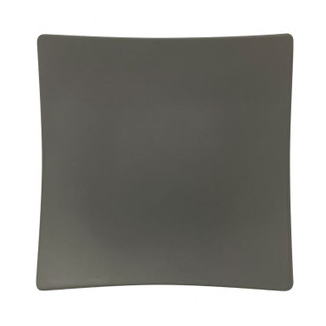 6" x 6", 1" Deep, Flare Plate, Classic Stone Grey Dinnerware - 12/case