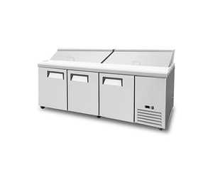 Sandwich Prep Table (side mounted) Dimensions: 93 3/16" x 32 1/4" x 42 5/16"