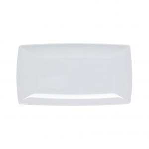 13" x 6-1/2", 1" Deep, Rectangle Tray, Classic White Dinnerware - 12/case