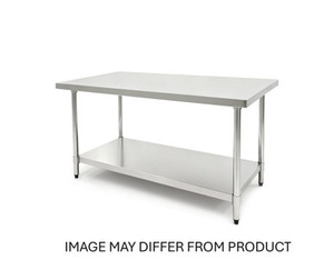Work Table top board: SS430 under shelf/leg SS430 Dimensions: 84" x 24" x 34"