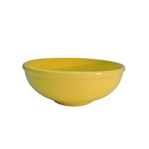 Stoneware Pasta Bowl Yellow 25oz 7 1/2" - 2dz/case
