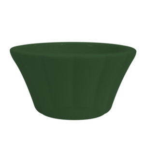 Porcelain Floral Ramekin 3oz Green 3" - 4dz/case