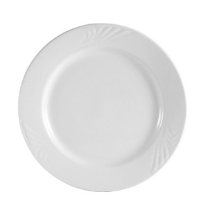 Super White Porcelain Plate 6 1/4" - 3dz/case