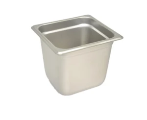 Steam Pan SS 1/6 24Ga. Ati.Jm 6" - 1ea/case