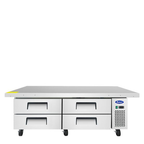76″ Refrigerated Chef Base, Extended Top