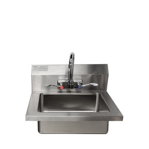 18″ Hand Sink with Wrist Blade Handles