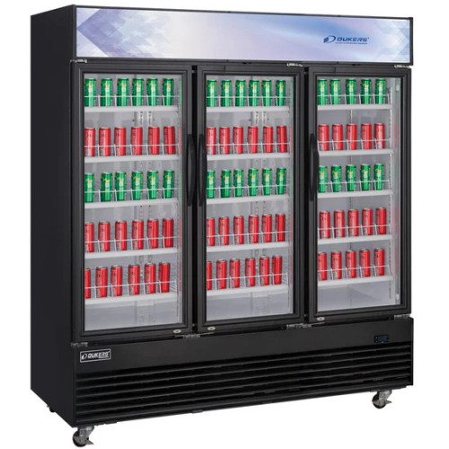 Commercial Glass Swing 3-Door Merchandiser Refrigerator (78" x 31 7/8" x 79 1/2")