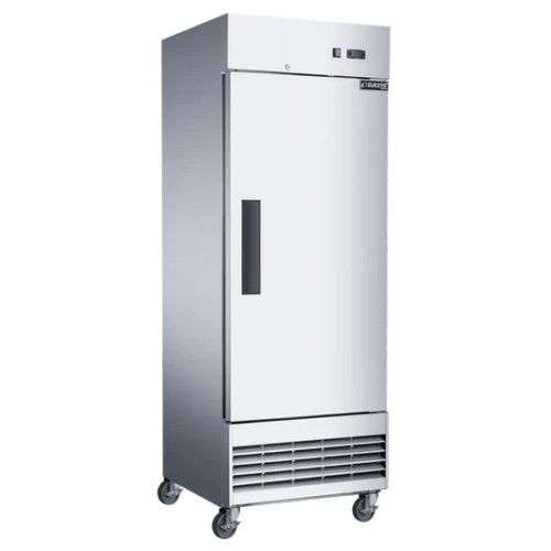 28" Compact Single Door Commercial Freezer in Stainless Steel