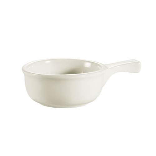 Ivory China Onion Soup Bowl with Handle – 15 oz., 24/Case