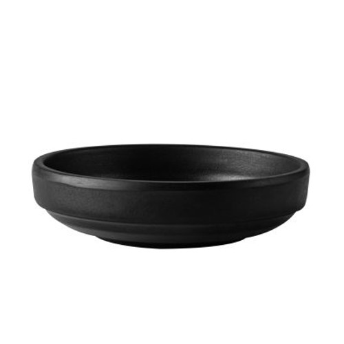 Small Dish – 5.5 oz., Matte Black Melamine, 72/Case