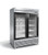 VR-49G2 - Bottom Mount (2) Glass Door Refrigerator Dimensions: 54 1/8" x 31 1/2" x 82"
