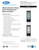 Black Cabinet One (1) Glass Door Merchandiser Cooler 8.3 Cubic Feet