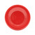 6-1/2" Diameter x 3/4" Height, Wide Rim Plate, Pure Red Color/DOZEN
