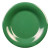 9-1/4" Diameter x 7/8" Height, Wide Rim Plate, Green Color/DOZEN