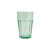 10 oz, 3" Diameter x 4-3/4" Height, Diamond Tumbler, Green Color, Polycarbonate, Stackable/DOZEN