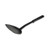 12" x 4" x 2-1/4", Solid Turner, High-Heat Nylon & Polypropylene Handle, Heat Resistant up to 410°F, Black Color/EACH
